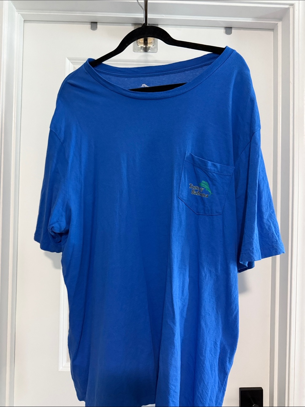 Tommy Bahama Bright Blue Short Sleeve Pocket Tee